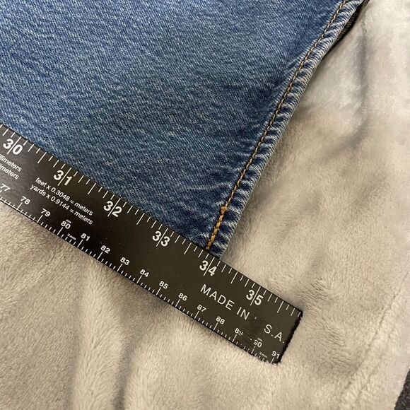 Levis 501XX Jeans Mens 36x34 (39x34) Blue Denim Button Fly 5 Pocket Distressed - Picture 14 of 14